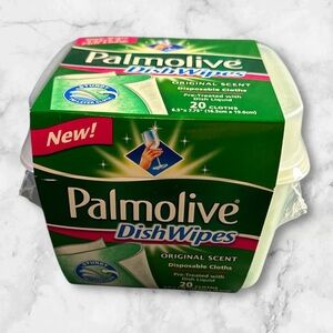 Palmolive disposable dish wipes 20ct original scent NEW discontinued